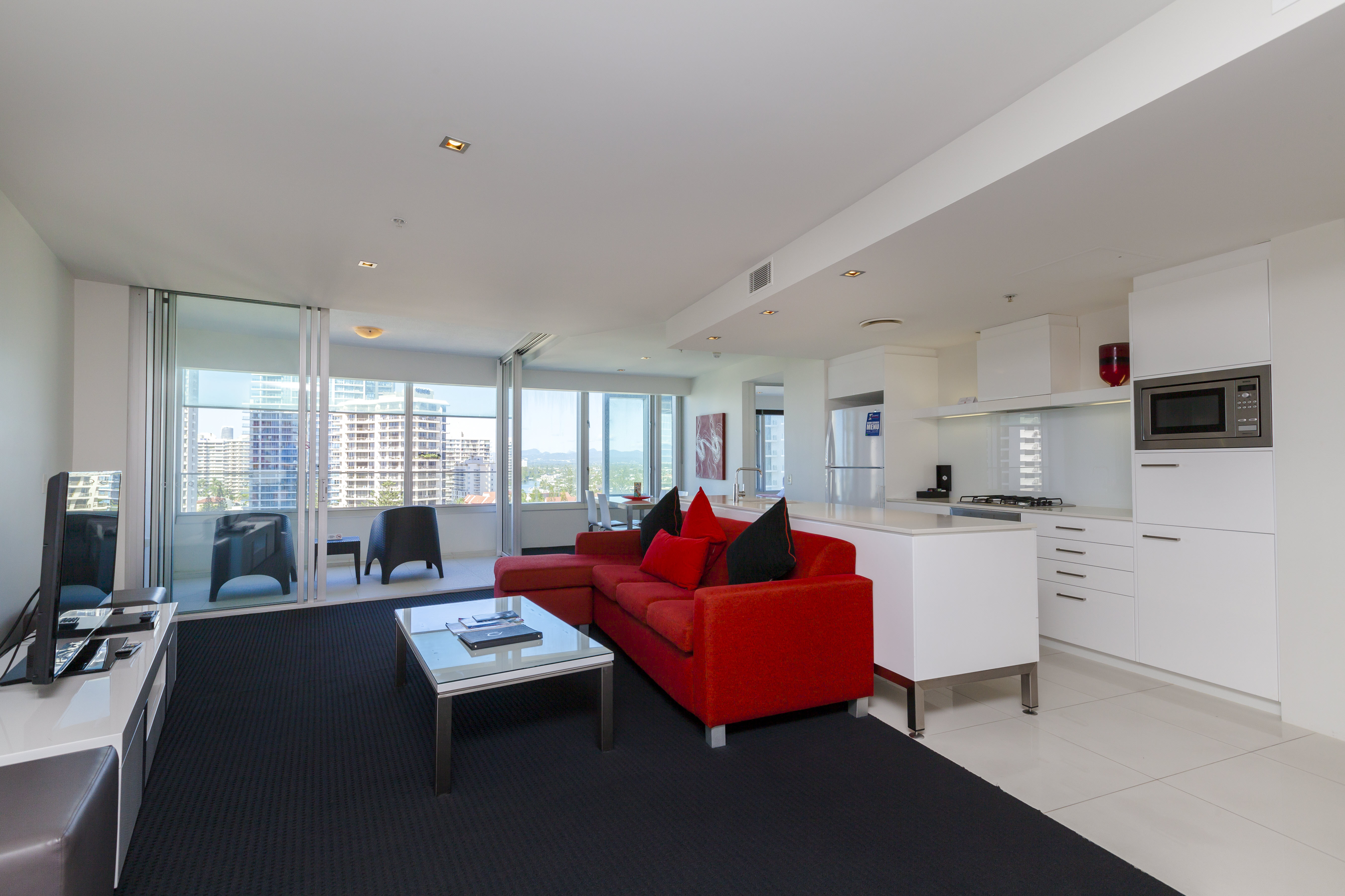 Q1 Resort & Spa One Bedroom Spa Apartment | Living Area