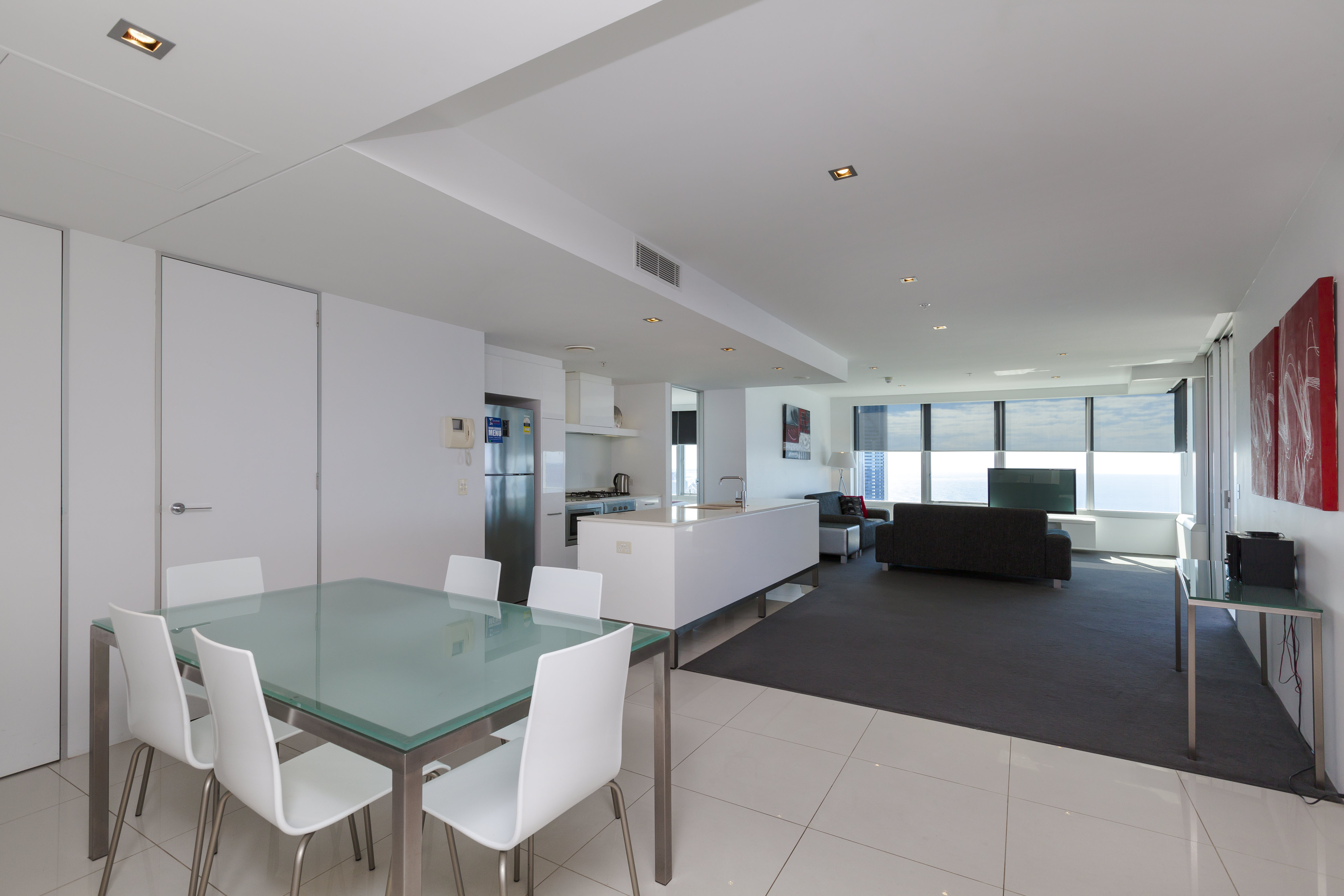 Q1 Resort & Spa Two Bedroom Ocean Spa Apartment | Kitchen and Dining Area