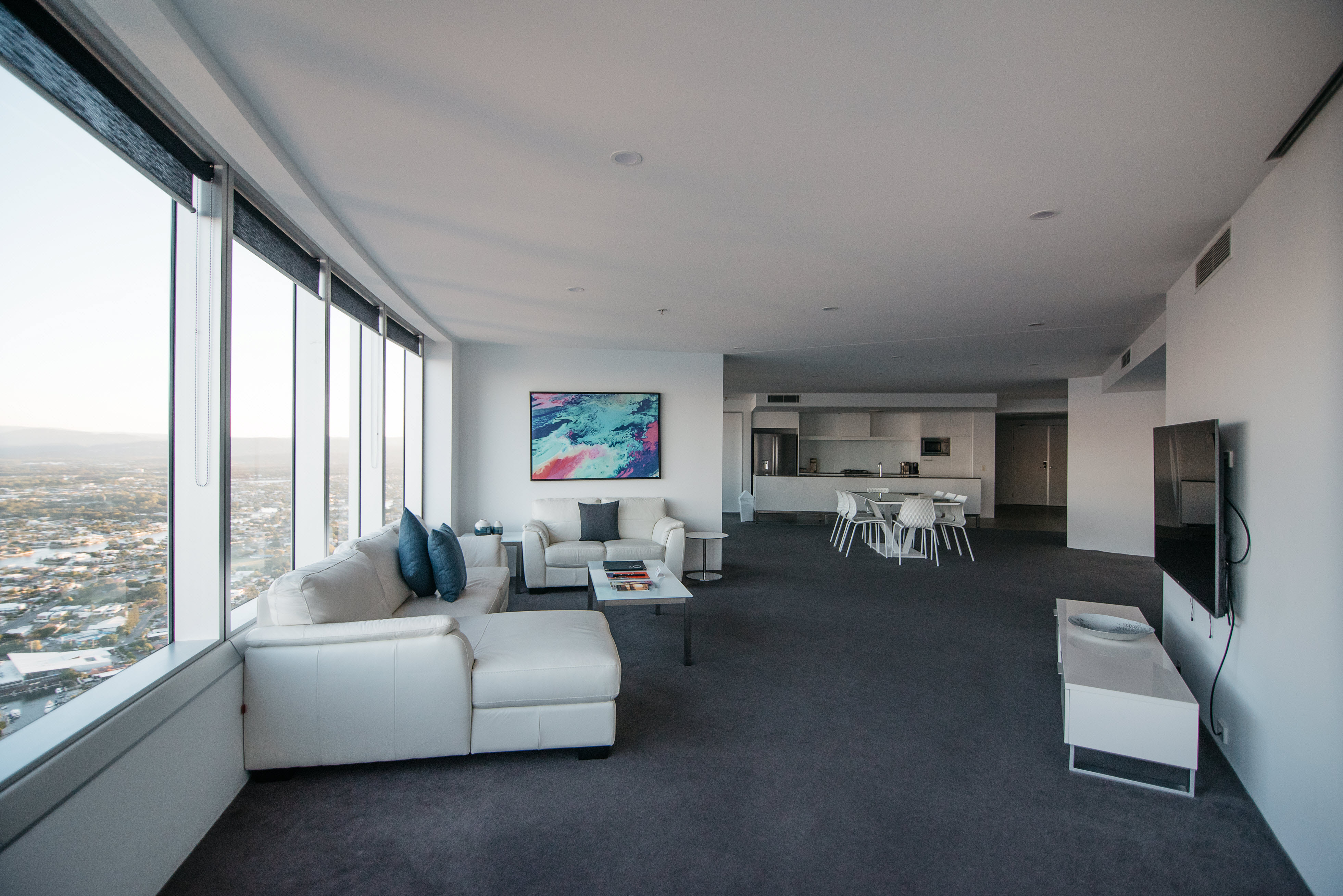 Q1 Resort & Spa Three Bedroom Sub Penthouse Apartment | Living Area