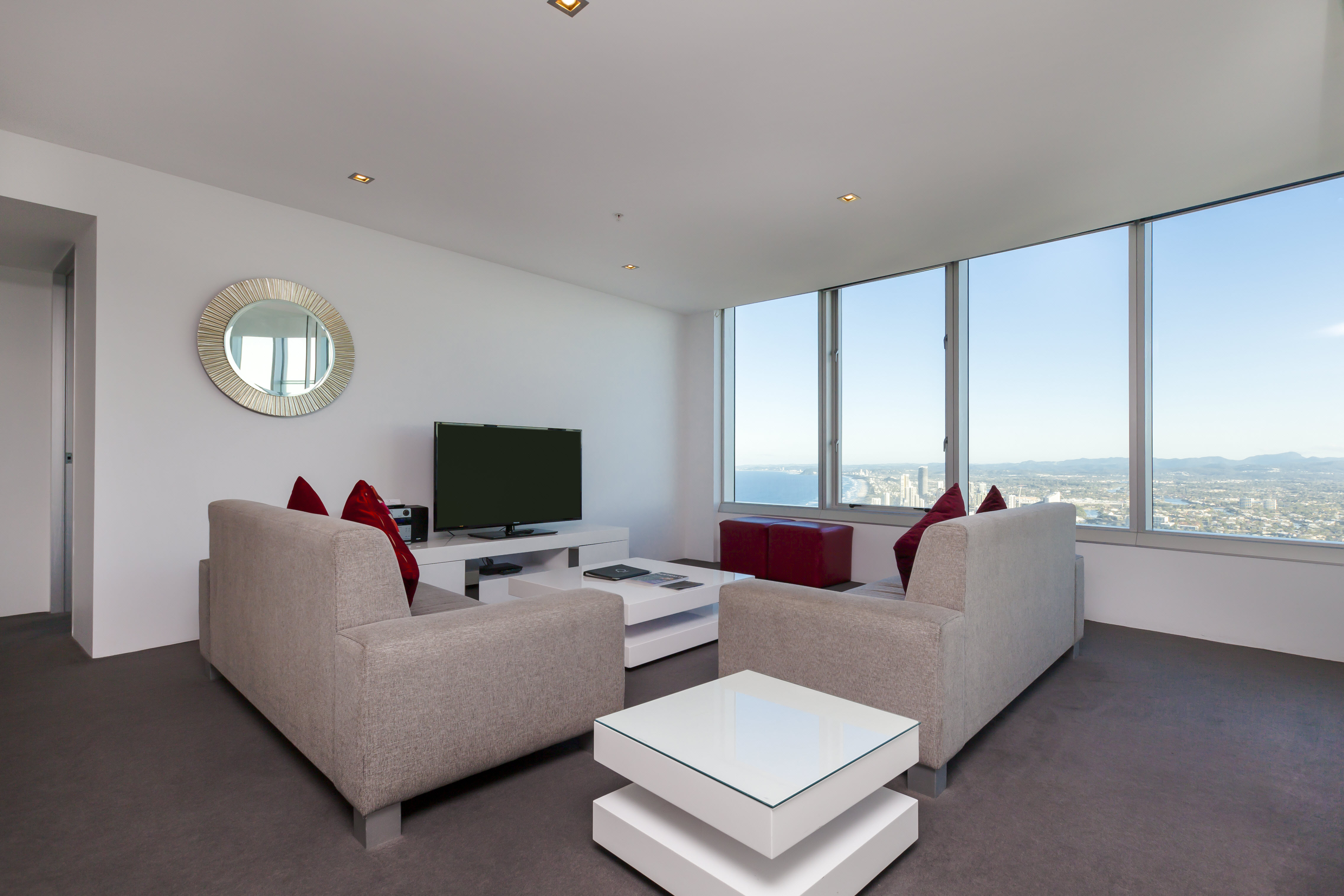 Q1 Resort & Spa Four Bedroom Executive Spa Apartment | Living Area